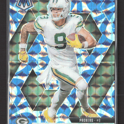 2025 Panini Mosaic Prizm Christian Watson #242 Blue