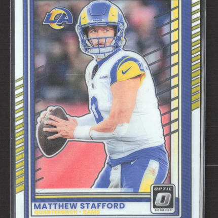 2025 Panini Donruss Optic Matthew Stafford #198