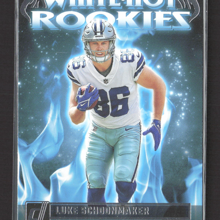 2023 Panini Donruss White Hot Rookies Luke Schoonmaker #WHR-9