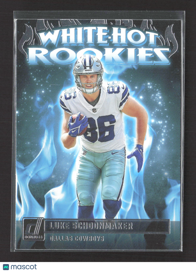 2023 Panini Donruss White Hot Rookies Luke Schoonmaker #WHR-9