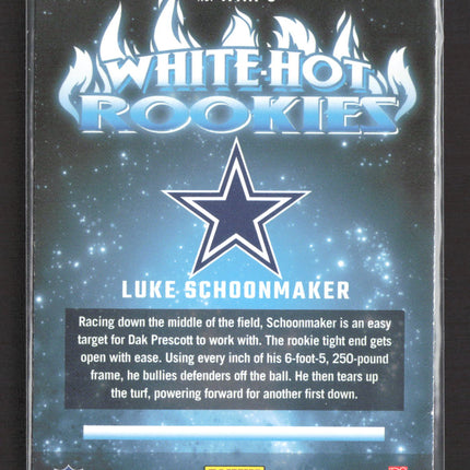 2023 Panini Donruss White Hot Rookies Luke Schoonmaker #WHR-9