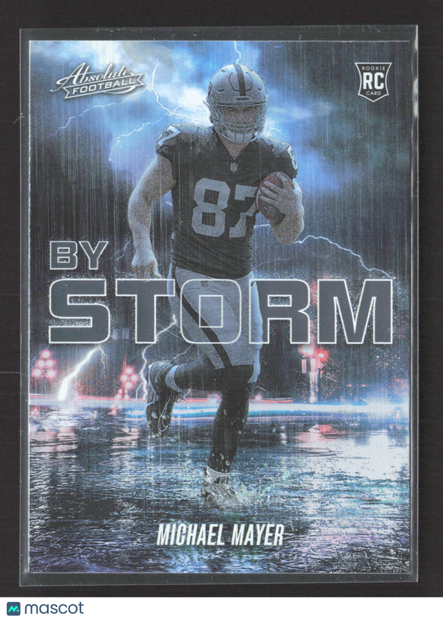 2023 Panini Absolute Football By Storm Michael Mayer #BST-16 RC