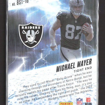 2023 Panini Absolute Football By Storm Michael Mayer #BST-16 RC