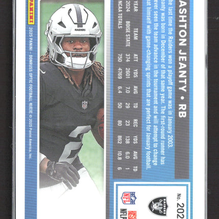 2025 Panini Donruss Optic Ashton Jeanty #202