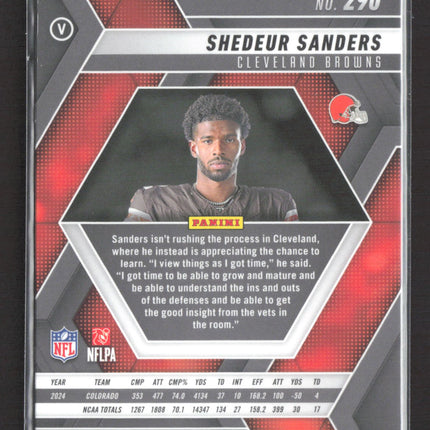 2025 Panini Mosaic Shedeur Sanders #290 RC