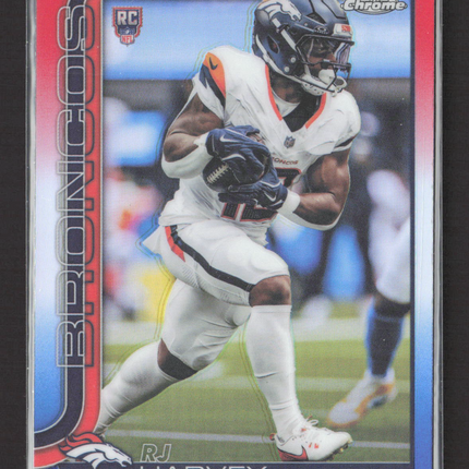 2025 Topps Chrome RJ Harvey #330 Red White and Blue RC