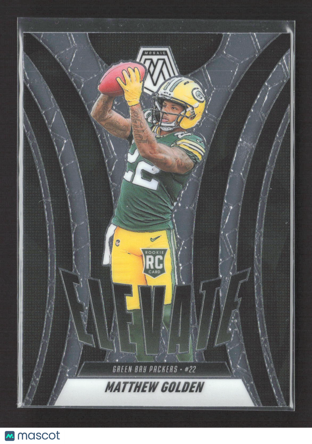 2025 Panini Mosaic Elevate Matthew Golden #3 RC