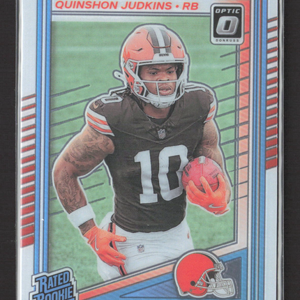 2025 Panini Donruss Optic Quinshon Judkins #252