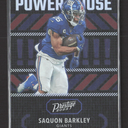2023 Panini Prestige Power House Saquon Barkley #PH-8