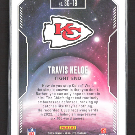 2023 Panini Absolute Star Gazing Travis Kelce #SG-19