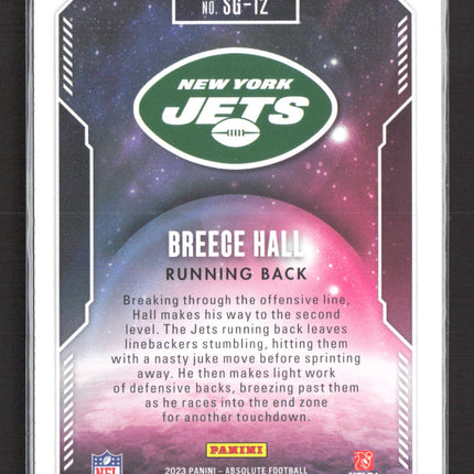 2023 Panini Absolute Football Star Gazing Breece Hall #SG-12