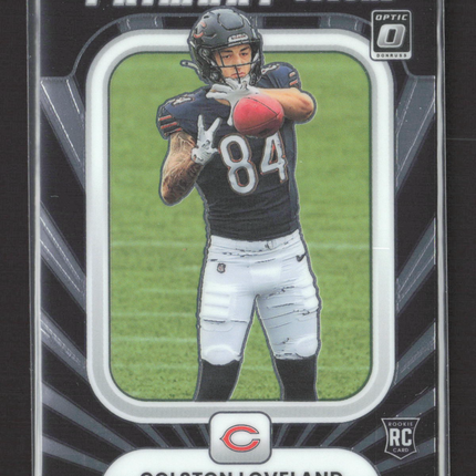 2025 Panini Donruss Optic Primary Colors Colston Loveland #10 RC
