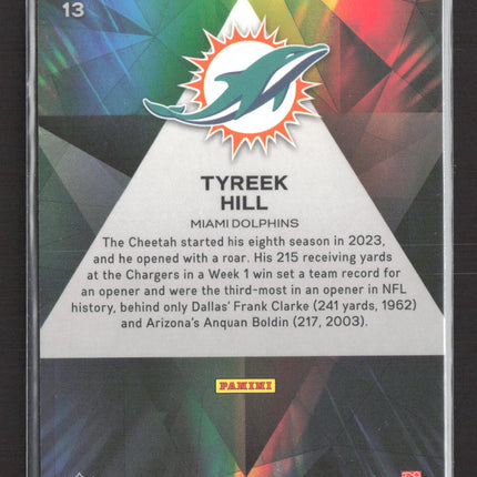 2023 Panini Prizm Prizmatic Tyreek Hill #13