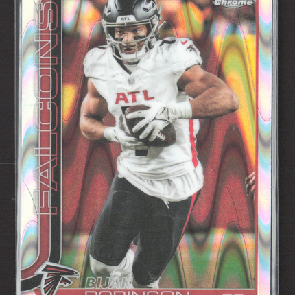 2025 Topps Chrome Bijan Robinson #16 RayWave