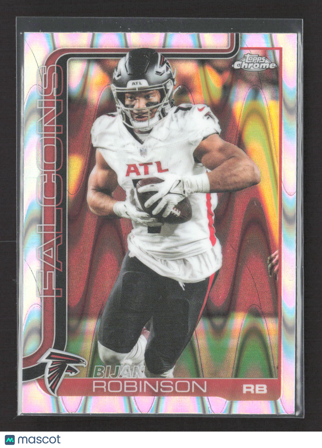 2025 Topps Chrome Bijan Robinson #16 RayWave