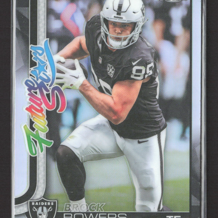 2025 Topps Chrome Future Stars Brock Bowers #FS-21 Refractor