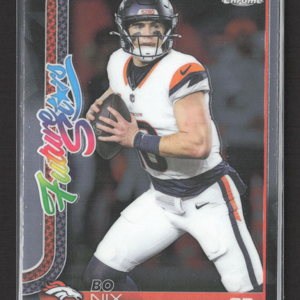 2025 Topps Chrome Future Stars Bo Nix #FS-15