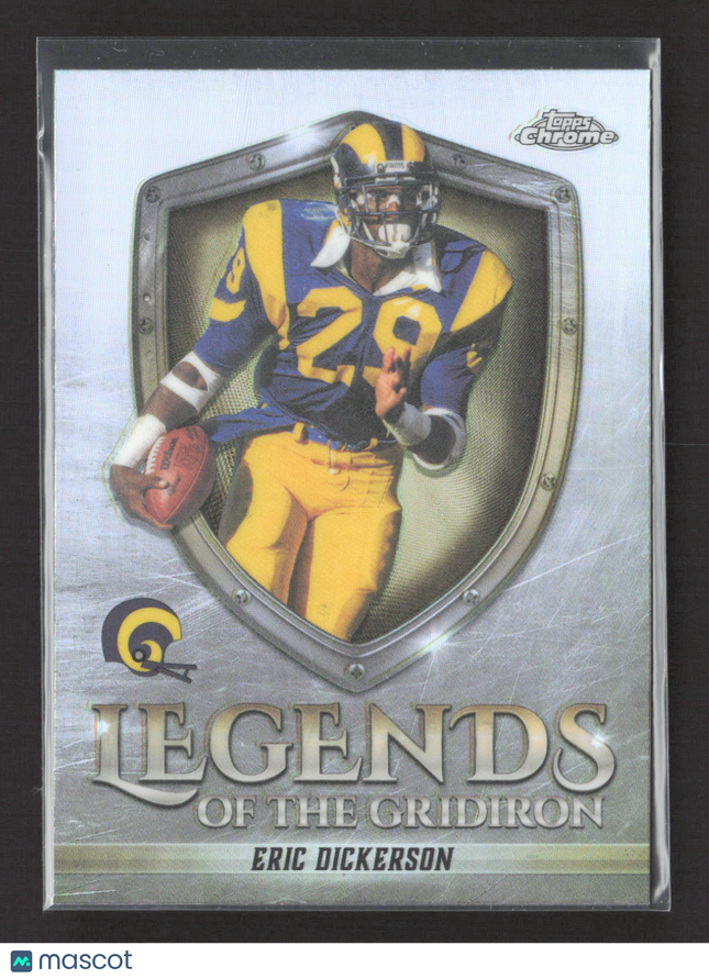 2025 Topps Chrome Legends of the Gridiron Eric Dickerson #LOG-13 Refractor