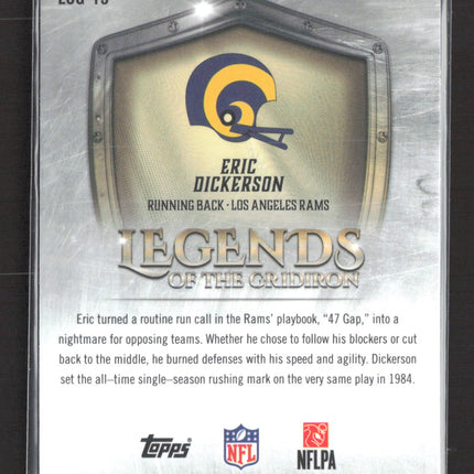 2025 Topps Chrome Legends of the Gridiron Eric Dickerson #LOG-13 Refractor