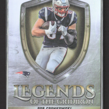 2025 Topps Chrome Legends of the Gridiron Rob Gronkowski #LOG-29 Refractor