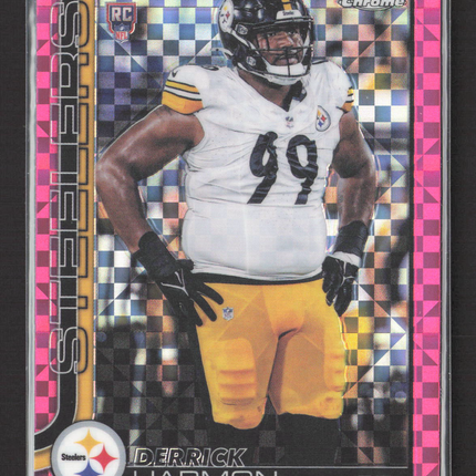 2025 Topps Chrome Derrick Harmon #361 Pink X-Fractor RC