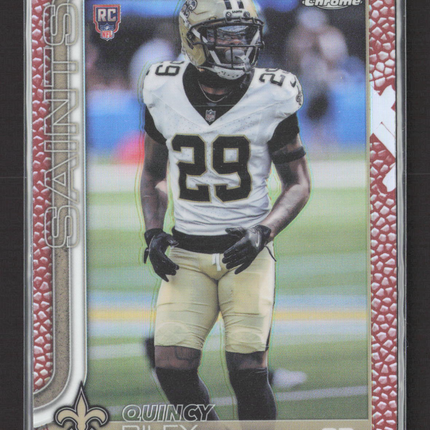 2025 Topps Chrome Quincy Riley #369 RC Leather