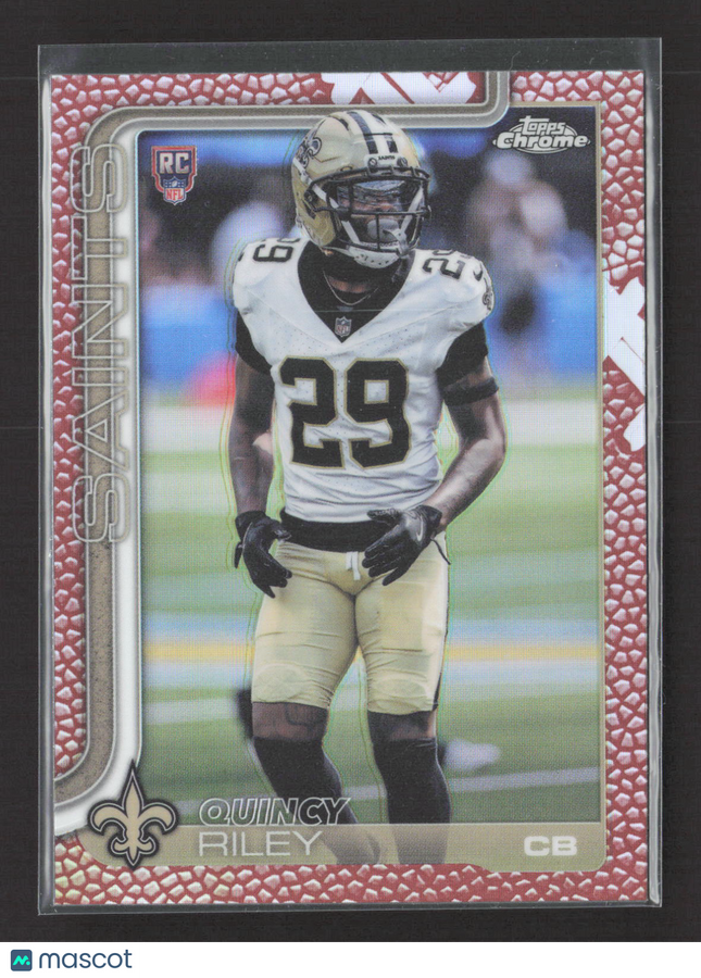 2025 Topps Chrome Quincy Riley #369 RC Leather