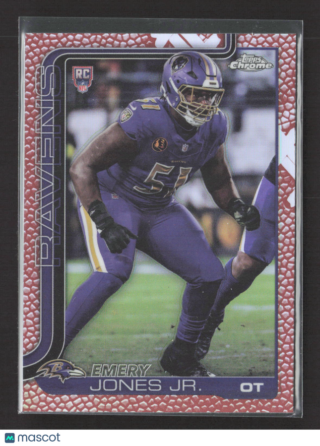 2025 Topps Chrome Emery Jones Jr. #386 Leather RC