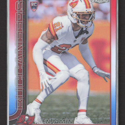 2025 Topps Chrome Benjamin Morrison #355 RC Red White Blue