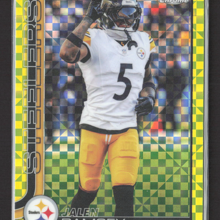 2025 Topps Chrome Jalen Ramsey #191 Yellow Checkerboard