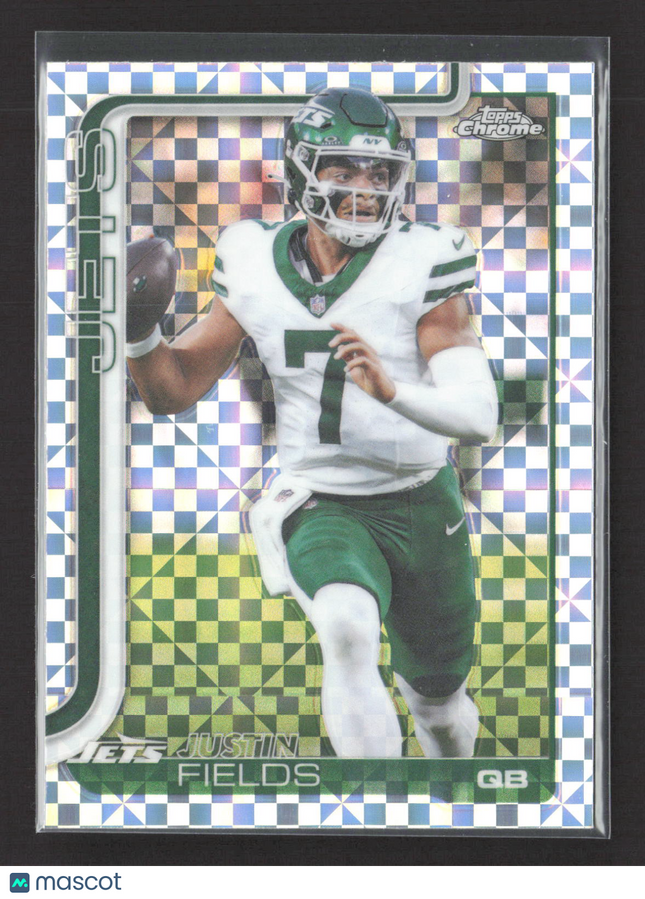 2025 Topps Chrome Justin Fields #237 X-Fractor