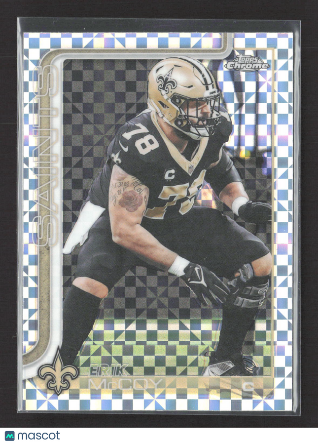 2025 Topps Chrome Erik McCoy #223 X-Fractor