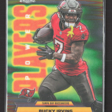 2025 Topps Chrome Power Players Bucky Irving #PP-18