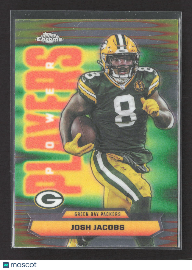 2025 Topps Chrome Power Players Josh Jacobs #PP-20