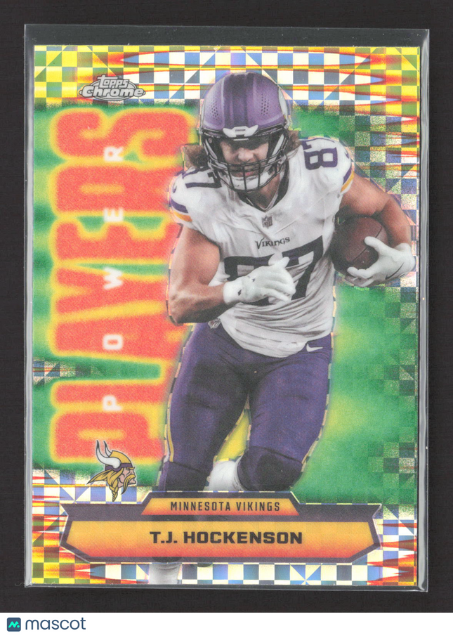 2025 Topps Chrome Power Players T.J. Hockenson #PP-36 X-Fractor