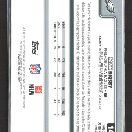 2025 Topps Chrome Tank Bigsby #143 Refractor