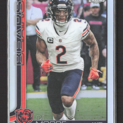 2025 Topps Chrome DJ Moore #48 Refractor