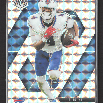 2025 Panini Mosaic Football James Cook #201 Prizm