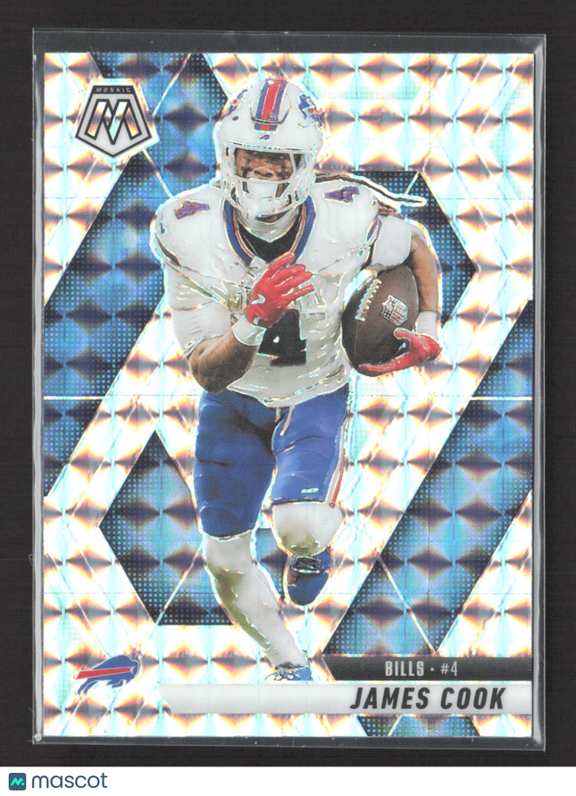 2025 Panini Mosaic Football James Cook #201 Prizm