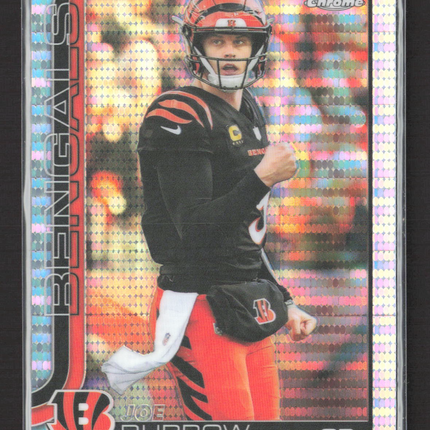 2025 Topps Chrome Joe Burrow #61 pulsar