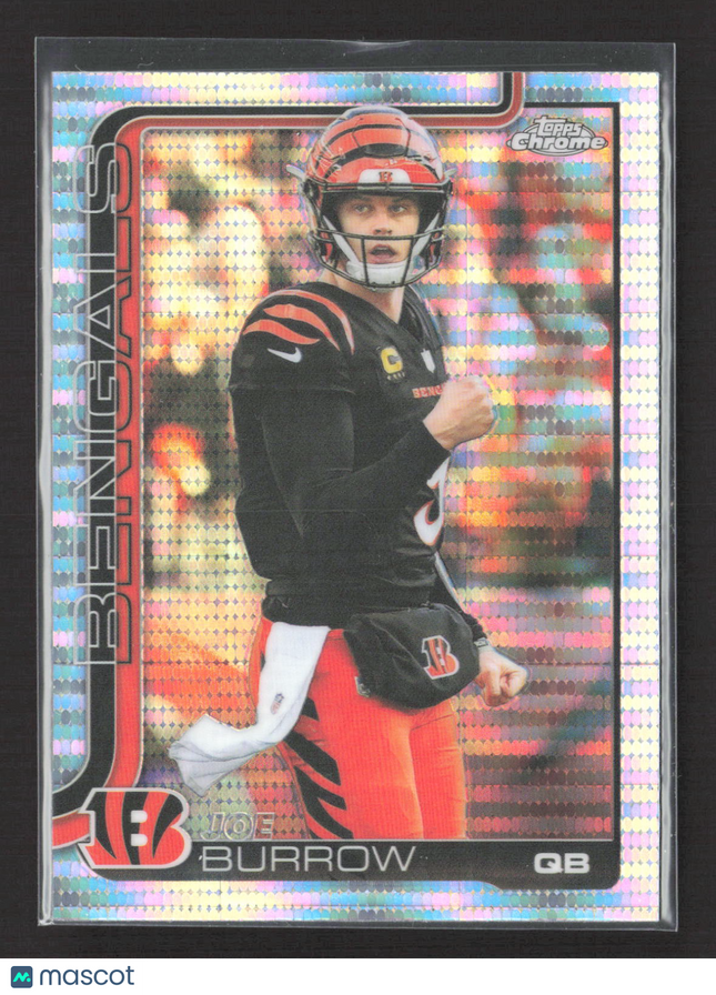 2025 Topps Chrome Joe Burrow #61 pulsar