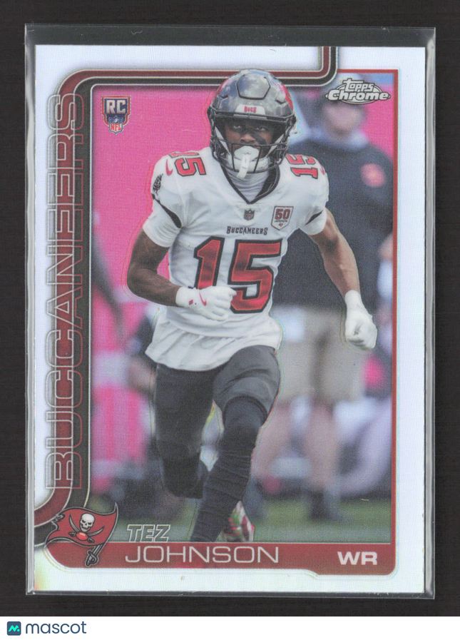 2025 Topps Chrome Tez Johnson #342 Refractor RC