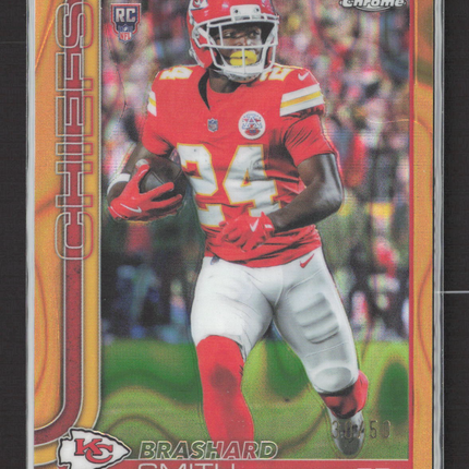2025 Topps Chrome Brashard Smith #311 Gold wave /50 RC