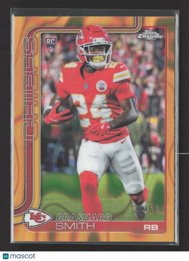 2025 Topps Chrome Brashard Smith #311 Gold wave /50 RC