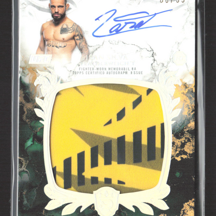 2025 Topps Royalty Collection UFC Jean Silva #RRA-JS 60/99 Jumbo Relic Auto