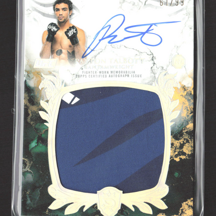 2025 Topps Royalty Collection UFC Payton Talbott #RRA-PT 61/99 Jumbo Relic Auto