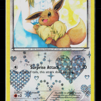 Pokemon 2013 Legendary Treasures Eevee #RC14/RC25