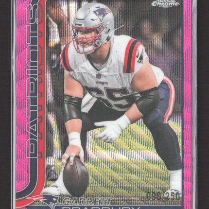 2025 Topps Chrome Garrett Bradbury #212 Pink Refractor 096/250