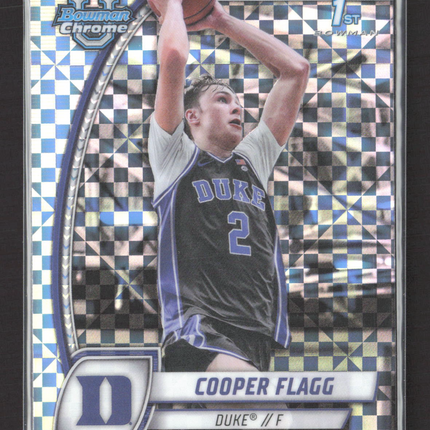 2024 Bowman Chrome University Cooper Flagg #16 X-Fractor