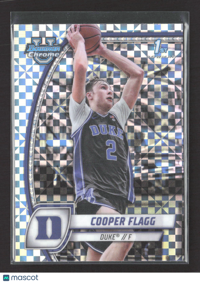 2024 Bowman Chrome University Cooper Flagg #16 X-Fractor